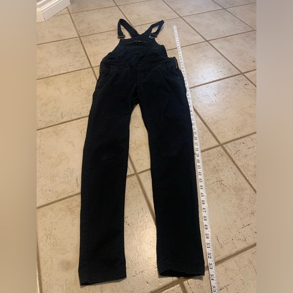 Triple Five Soul Black Cotton Zip Detail Overalls - XS - Picture 13 of 15